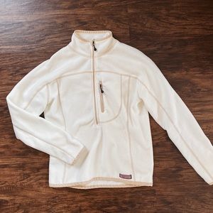 Vineyard Vines Cream Fleece Pullover